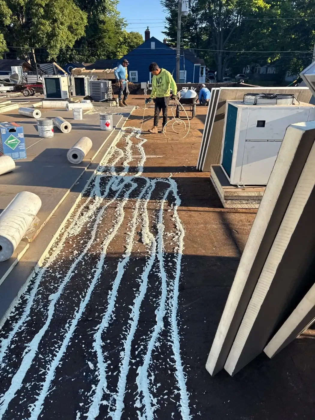 Membrane repair completed in Windfall